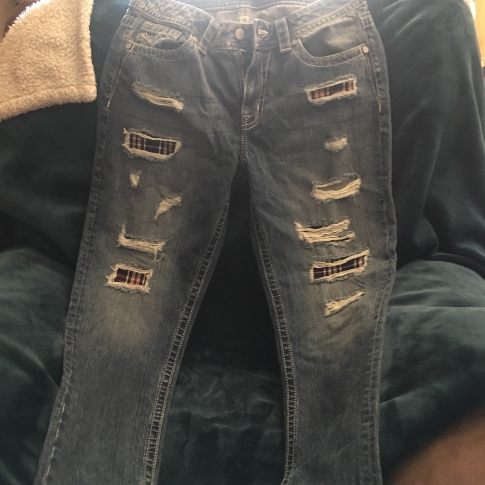 Gently used Miss Me boyfriend/ankle